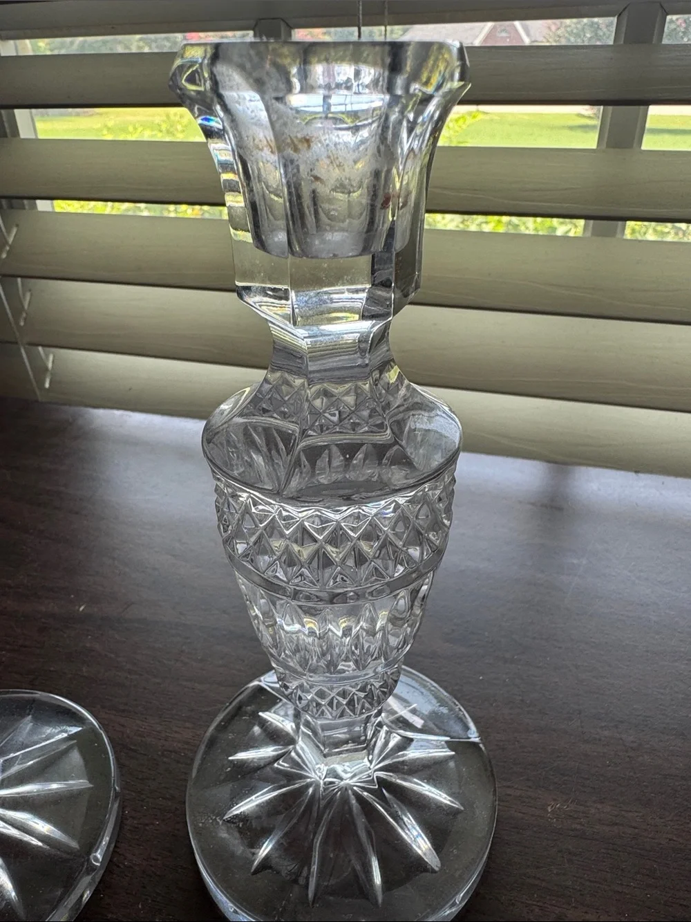 Set of 2 Crystal Candle Holders